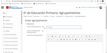 Agrupamientos en el aula virtual