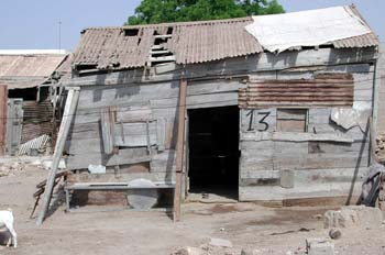 Entrada a chabola, Rep. de Djibouti, áfrica