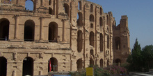 Exterior anfiteatro de El Djem, Túnez