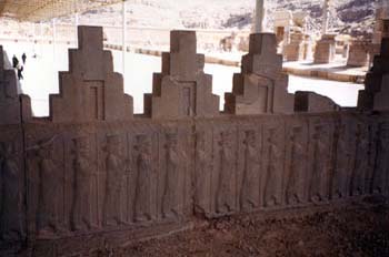 Relieve de los guerreros, Persépolis (Irán)