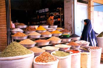 Tienda de especias, Kerman (Irán)