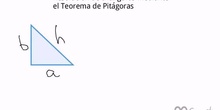 Resolución de triángulos por Pitágoras
