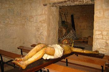 Estatua de Jesús, iglesia de Arnes, Tarragona