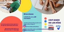 	 TRÍPTICO INFANTIL CEIP GINER DE LOS RIOS