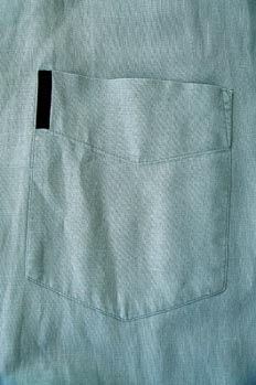 Bolsillo de parche en pico