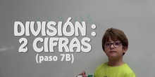 La división entre dos cifras. Paso 7B