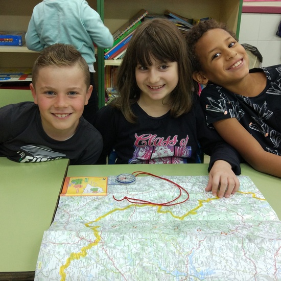 Orientamos el plano con ayuda de la brújula 4