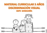 Discriminación visual material curricular 5 años