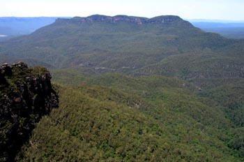 Las Montañas Azules, al norte de Sydney, Australia