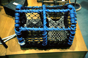 Nasa para la pesca de marisco, Museo Marítimo de Asturias, Luanc