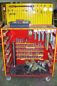 Armario de útiles para bancada Spanesi