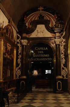 Capilla del Santísimo Sacramento, Catedral de Alicante