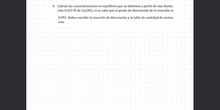 P6 bis - problema 4. Grado de disociación