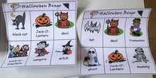 Halloween-bingo