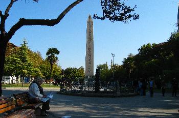 Obelisco en el Hipódromo, Estambul, Turquía