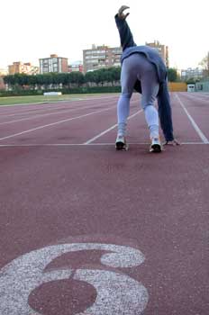 Velocista de atletismo