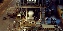 Funcionamiento de una línea de decapado en una planta siderúrgic