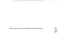 Seminario Empresa Simulada: Actividades de Simulación