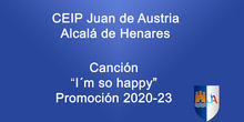 Canción "I´m so happy"