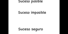  PRIMARIA - 5º - SUCESOS DE PROBABILIDAD - MATEMÁTICAS - ROCÍO