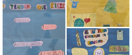 Es tu tarea conservar la bandera. 3º A