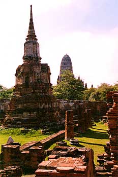 Restos en Ayutthaya, Tailandia