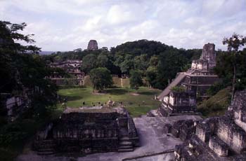 Acrópolis Norte, Plaza Mayor y Templo II, Tikal, Guatemala