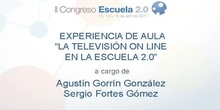 La televisión on-line en la escuela 2.0