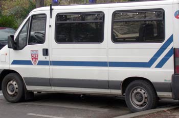 Furgoneta de la CRS (Compagnies Républicaines de Sécurité), Parí