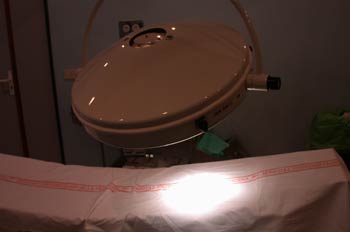 Foco de luz de quirófano