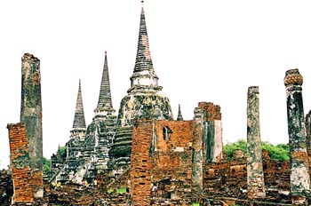 Palacios y templos, Ayutthaya, Tailandia