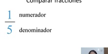 Comparar fracciones 3º