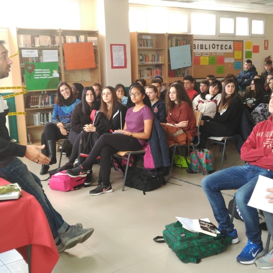 Visita del escritor Nando López_20180404_8