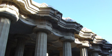 Columnas dóricas, Parque Güell, Barcelona