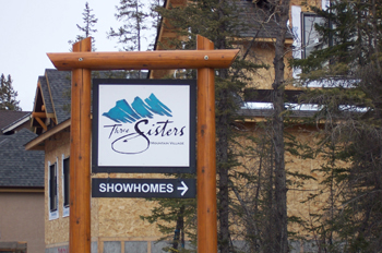 Tres hermanas, pueblo de montaña, Parque Nacional Banff