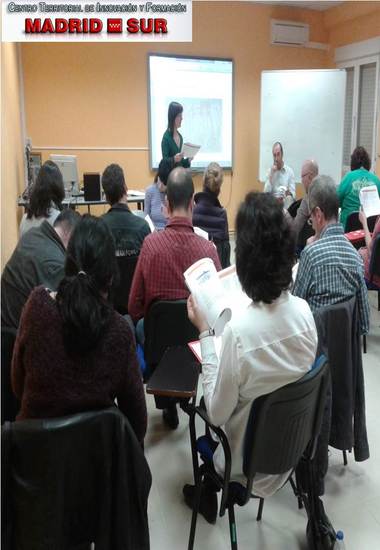 Yolanda García en un momento de la sesión de Paul