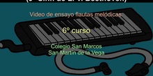 CEIP SAN MARCOS. 6º curso. Oda a la Alegria (9ª Sinf. Beethoven). Flautas melódicas.