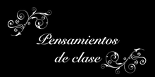 Pensamientos de clase: misterio resuelto