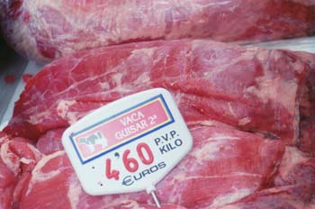 Carne de vaca de segunda categoría