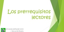 Los prerrequisitos lectores (guía familias)
