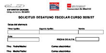 DESAYUNOS Y ACOGIDA 