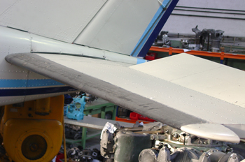 Estabilizador horizontal, borde de salida