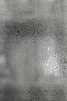 Efecto del vaho en un cristal