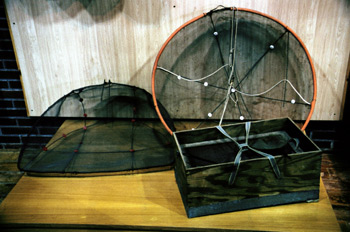 Cedazos para la pesca de la angula, Museo Marítimo de Asturias,