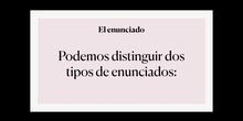 6º lengua Enunciados. Frases y oraciones