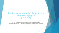 Presentación EOEP General Villaverde-Usera