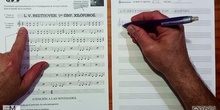 6º curso. Tutorial partichela xilófonos 9ª Sinf. de Beethoven.
