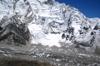 Arista nevada del Nuptse, vista desde Kalapathar