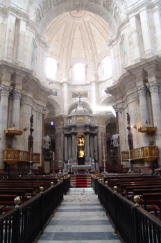 Nave central, Catedral de Cádiz