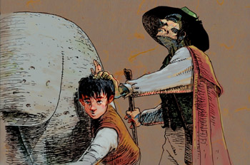 El Lazarillo y el toro de piedra